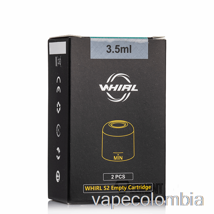 Vape Recargable Uwell Whirl S2 Cápsulas De Repuesto 3,5 Ml Cápsula Recargable